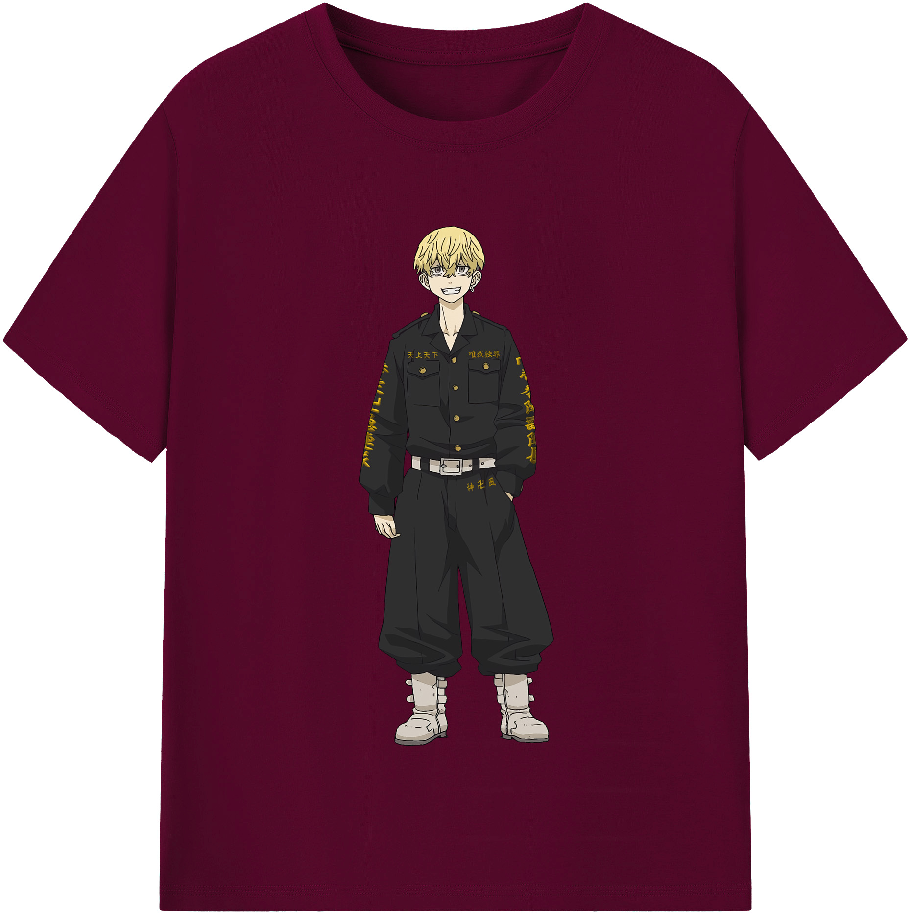 （画像用） 東京リベンジャーズ Tokyo Revengers レディースカジュアルプリントTシャツ（綿100％）